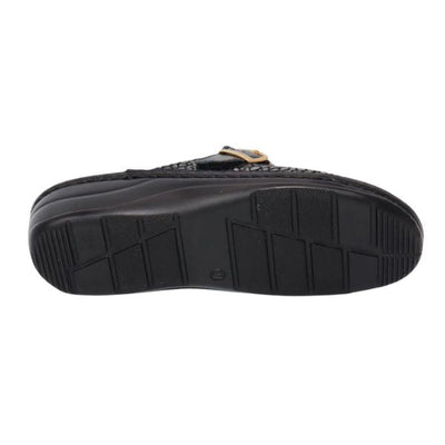 Marge Adjustable Leather Mule