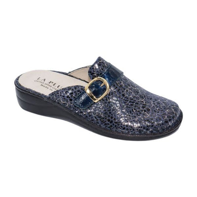 Marge Adjustable Leather Mule