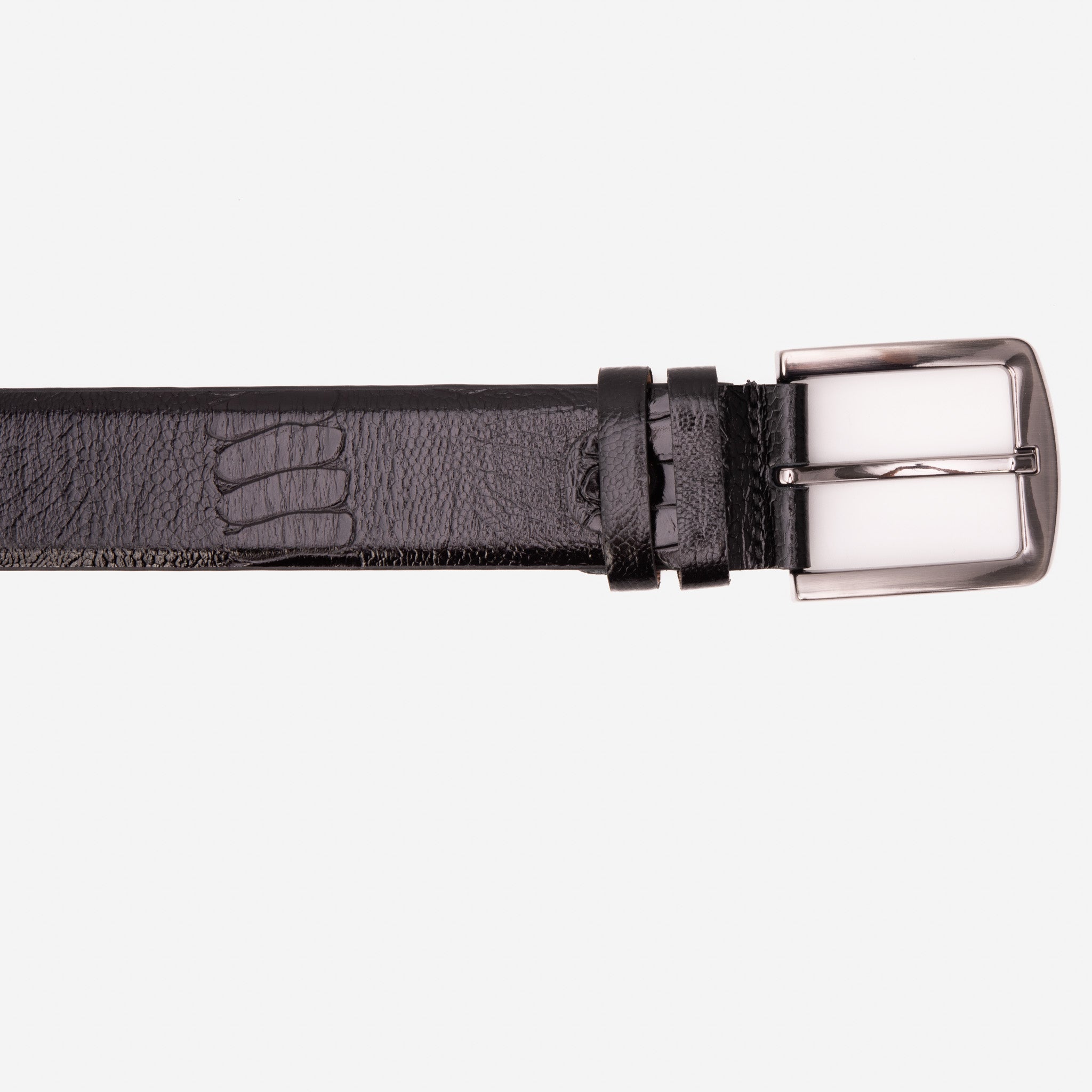 The Bangkok Black  Calfskin Belt