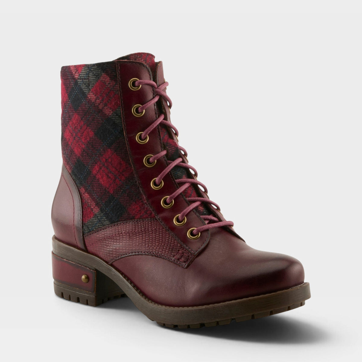 L'Artiste Marty-Plaid Women's Boots — product view 2