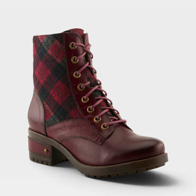 L'Artiste Marty-Plaid Women's Boots — product view 2