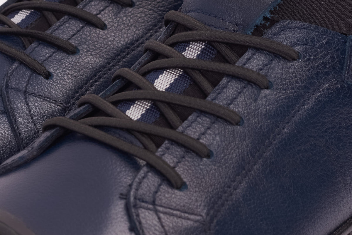 Vinci Leather The Mumbai Navy Blue Leather Men Sneaker Final Sale! – product view 3