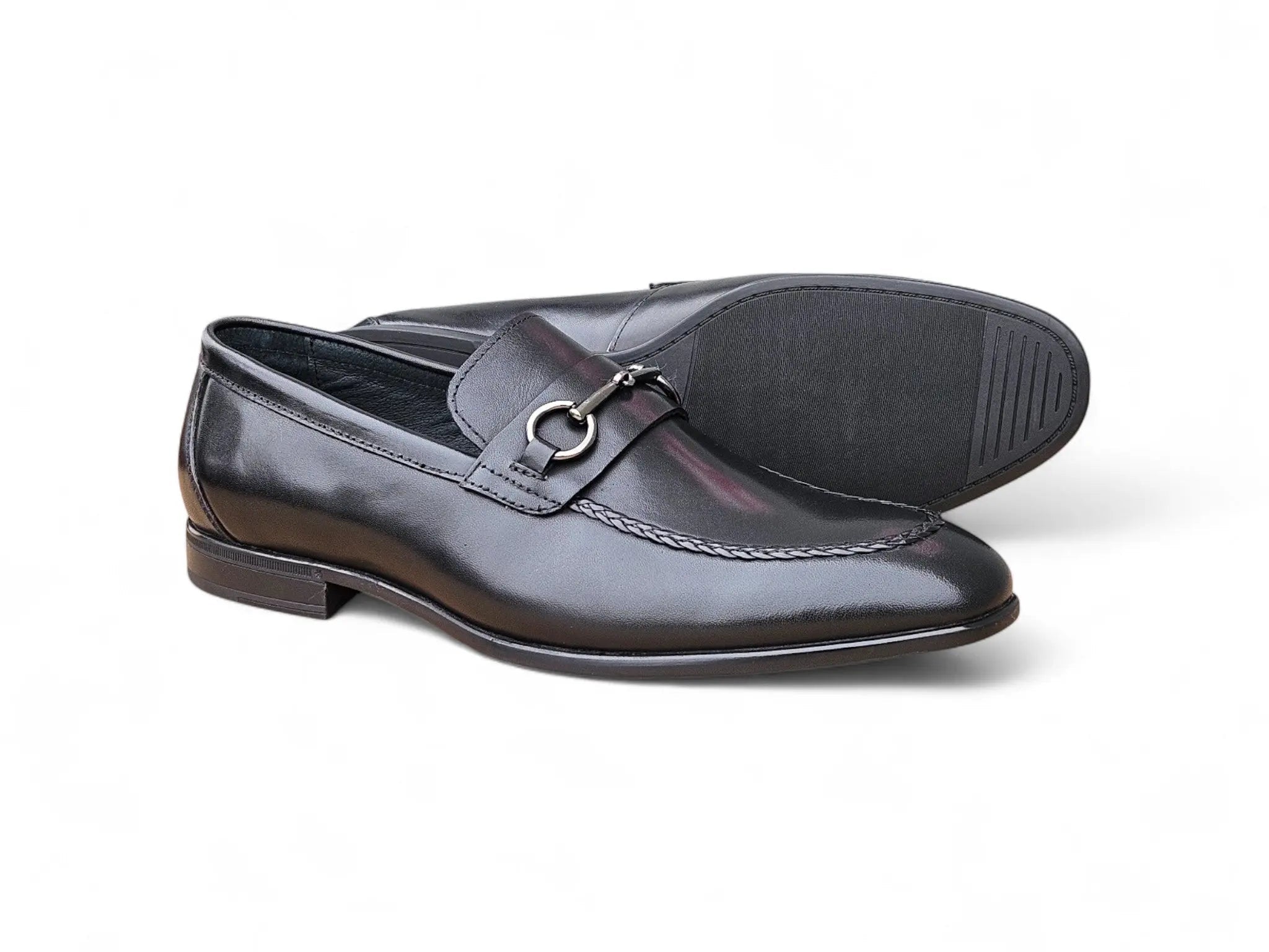 Carrucci Shoes Madison Bit Loafer Leather Black view 8