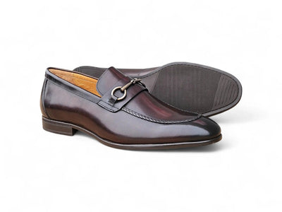 Carrucci Shoes Madison Bit Loafer Leather Black back view