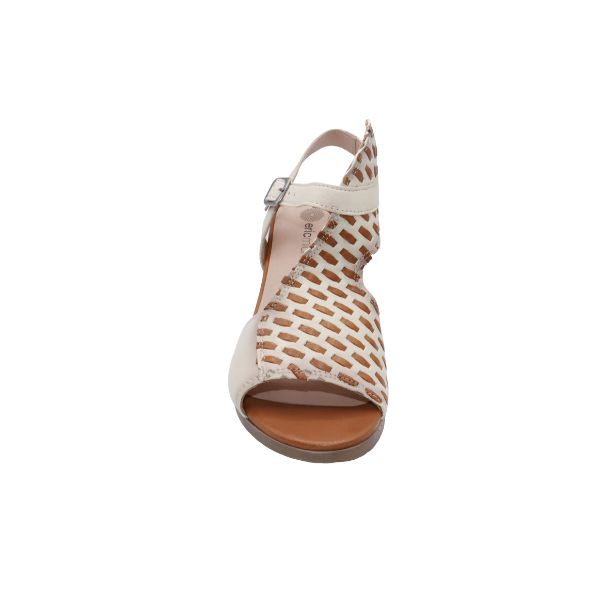 Eric Michael Madrid Women’s Leather Low Wedge Sandal