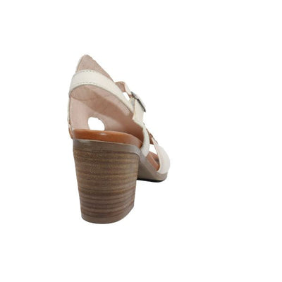 Eric Michael Madrid Women’s Leather Low Wedge Sandal