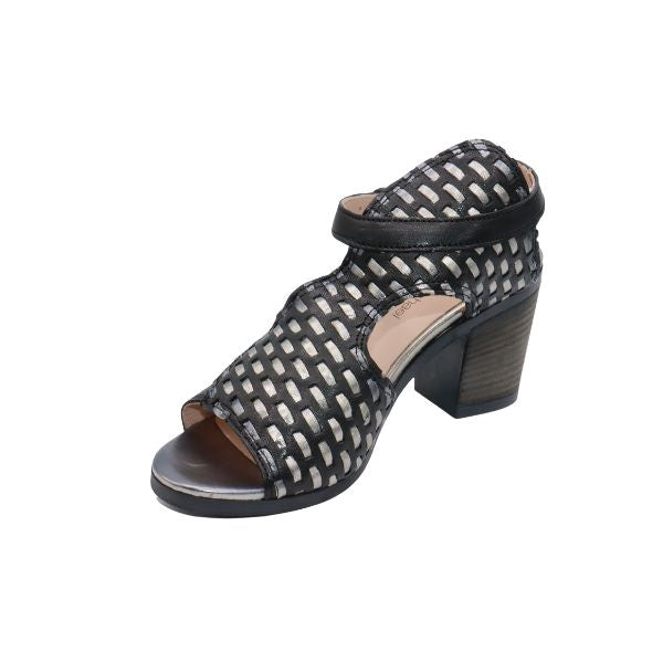 Eric Michael Madrid Women’s Leather Low Wedge Sandal