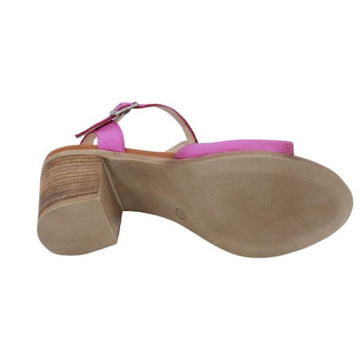 Eric Michael Madrid Women’s Leather Low Wedge Sandal