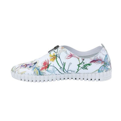 Eric Michael Marlo Leather Zipper Slip-On Sneaker