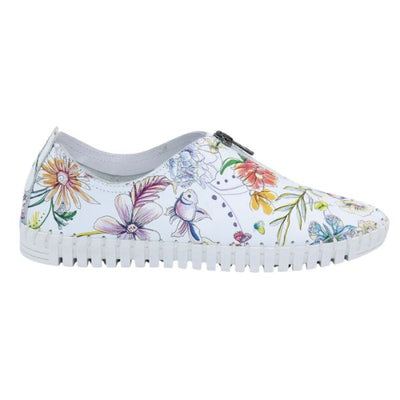 Eric Michael Marlo Leather Zipper Slip-On Sneaker