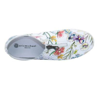 Eric Michael Marlo Leather Zipper Slip-On Sneaker