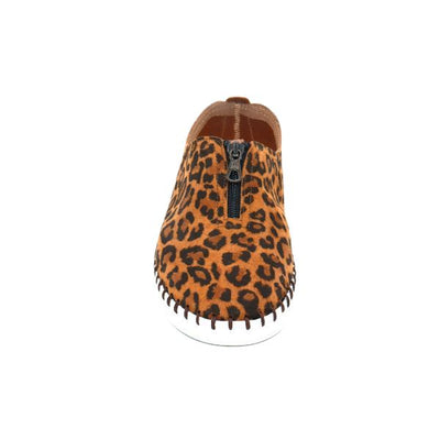Eric Michael Marlo Leather Zipper Slip-On Sneaker