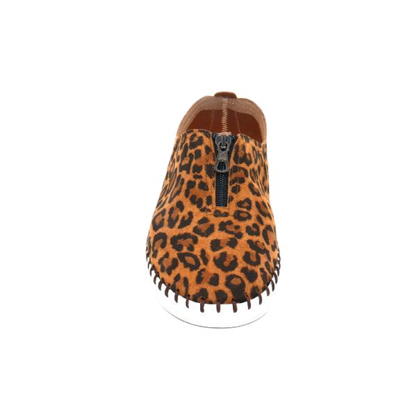 Eric Michael Marlo Leather Zipper Slip-On Sneaker