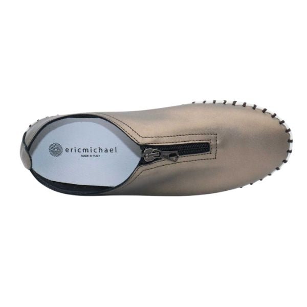 Eric Michael Marlo Leather Zipper Slip-On Sneaker