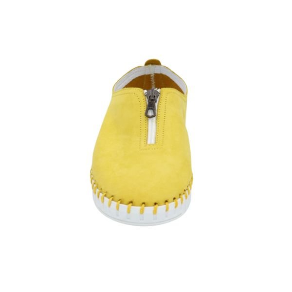 Eric Michael Marlo Leather Zipper Slip-On Sneaker