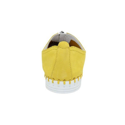 Eric Michael Marlo Leather Zipper Slip-On Sneaker
