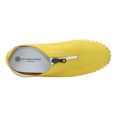 Eric Michael Marlo Leather Zipper Slip-On Sneaker