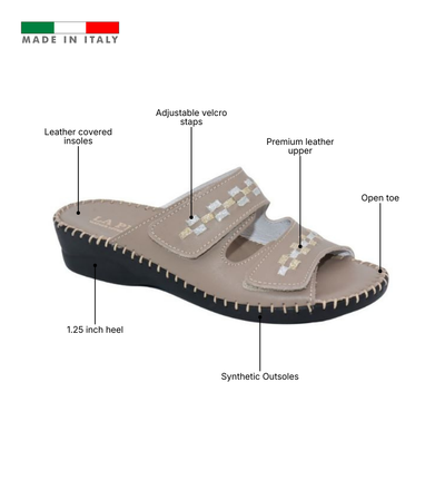 Martina Dazzle Leather Sandal