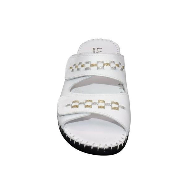 Martina Dazzle Leather Sandal
