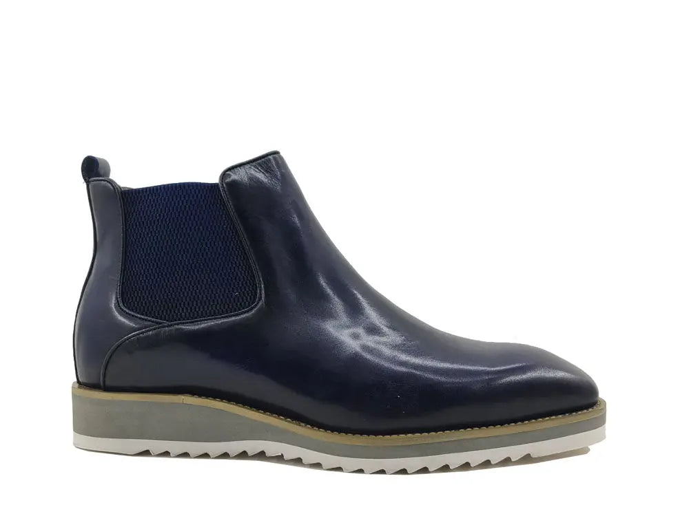 Carrucci Shoes Patina Chelsea Men's Calfskin Leather KB515 15 view 7