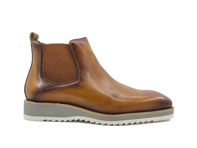 Carrucci Shoes Patina Chelsea Men's Calfskin Leather KB515 15 view 6