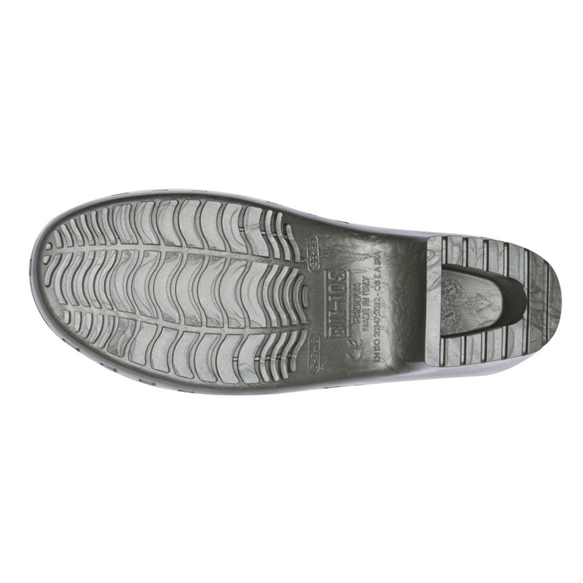 Calzuro Classic Without Holes Metallic Grey – sole view