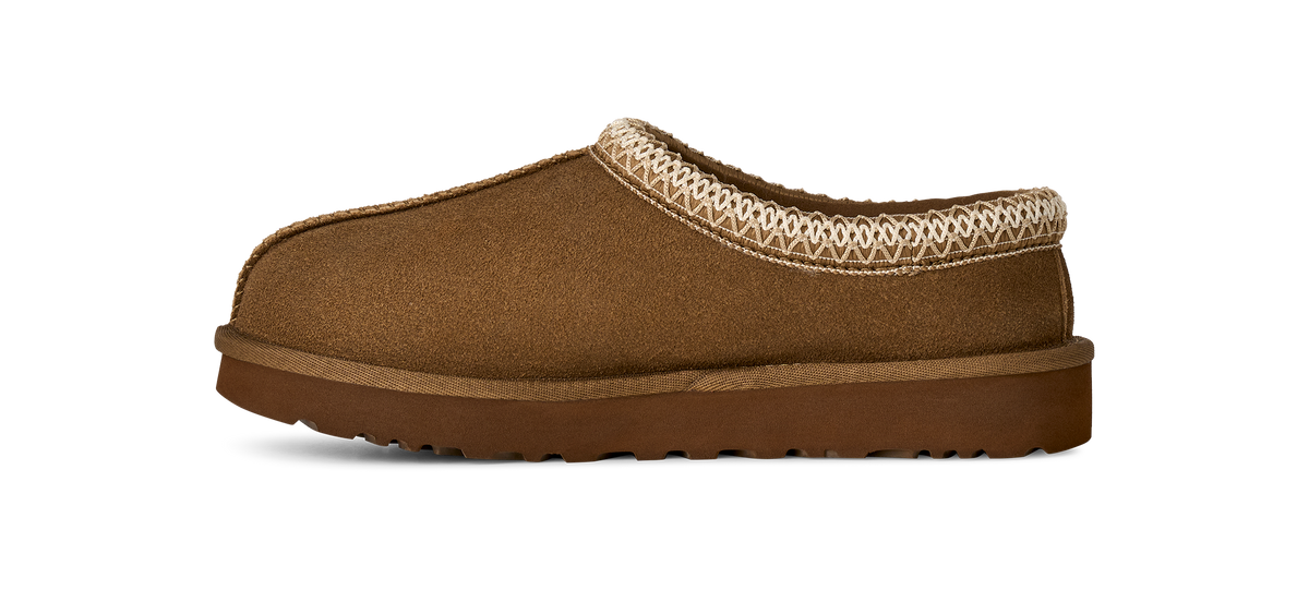 UGG Tasman II Womens Slippers — Light Bronze Suede
