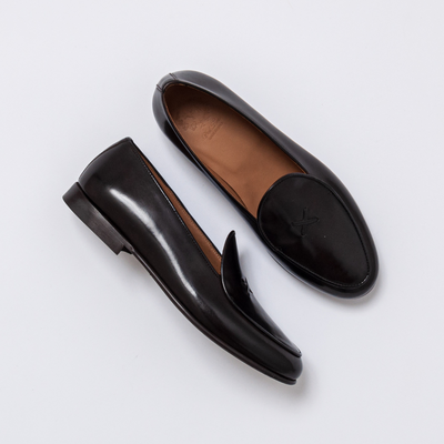 Del Toro Shoes Men's Black Leather Milano Loafer