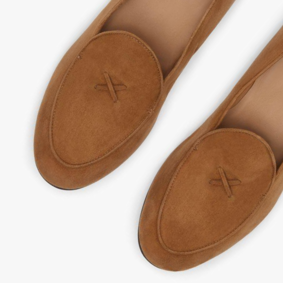 Del Toro Shoes Men's Cognac Suede Milano Loafer