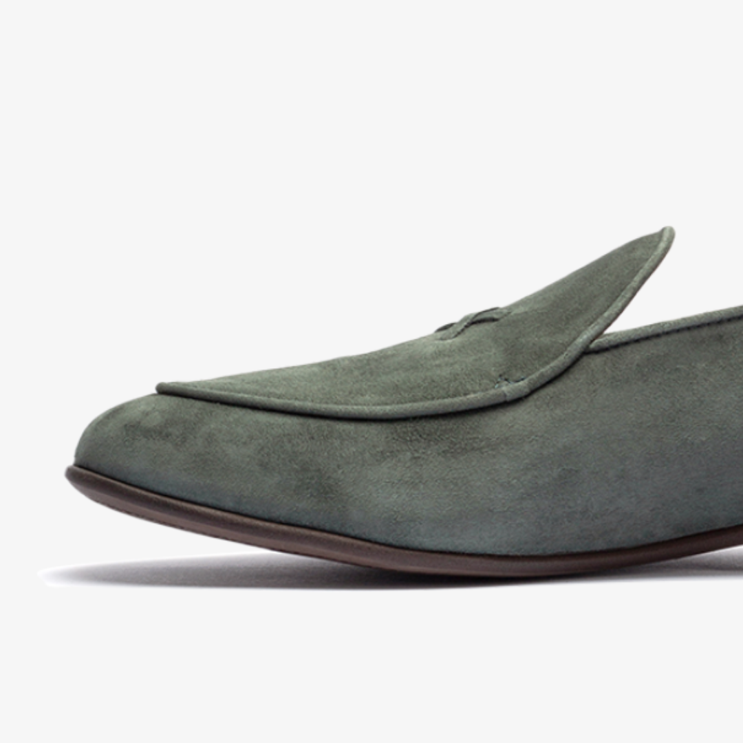 Del Toro Shoes Men's Pine Suede Milano Loafer