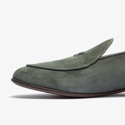 Del Toro Shoes Men's Pine Suede Milano Loafer