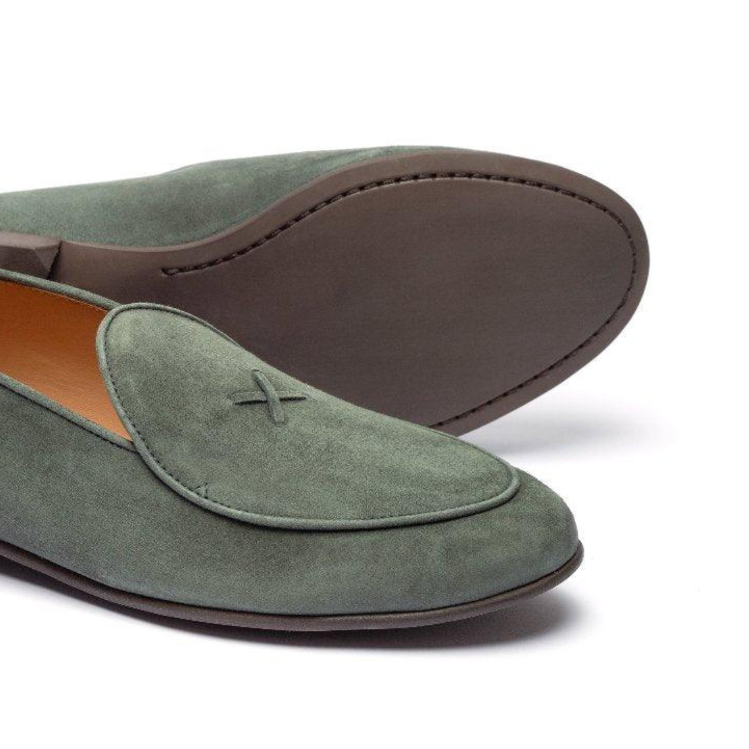 Del Toro Shoes Men's Pine Suede Milano Loafer