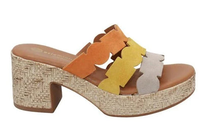 Eric Michael Minka Women’s Suede Platform Sandal