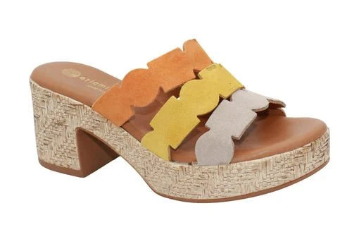 Eric Michael Minka Women’s Suede Platform Sandal