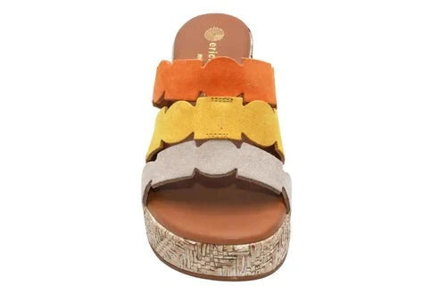 Eric Michael Minka Women’s Suede Platform Sandal