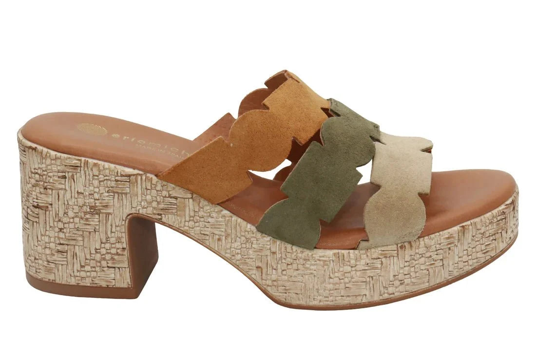 Eric Michael Minka Women’s Suede Platform Sandal