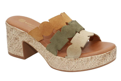 Eric Michael Minka Women’s Suede Platform Sandal