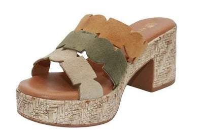 Eric Michael Minka Women’s Suede Platform Sandal