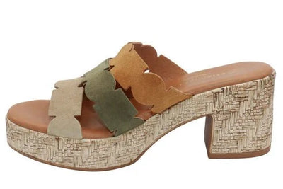 Eric Michael Minka Women’s Suede Platform Sandal