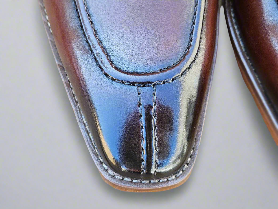 Carrucci Shoes Men's Split Toe Oxford Men's Leather Dress Shoes KL903 07