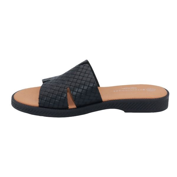 Eric Michael Molly Laser-Cut Slide Sandal
