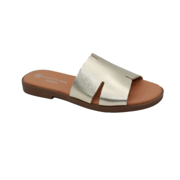 Eric Michael Molly Laser-Cut Slide Sandal