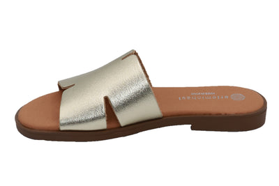 Eric Michael Molly Laser-Cut Slide Sandal