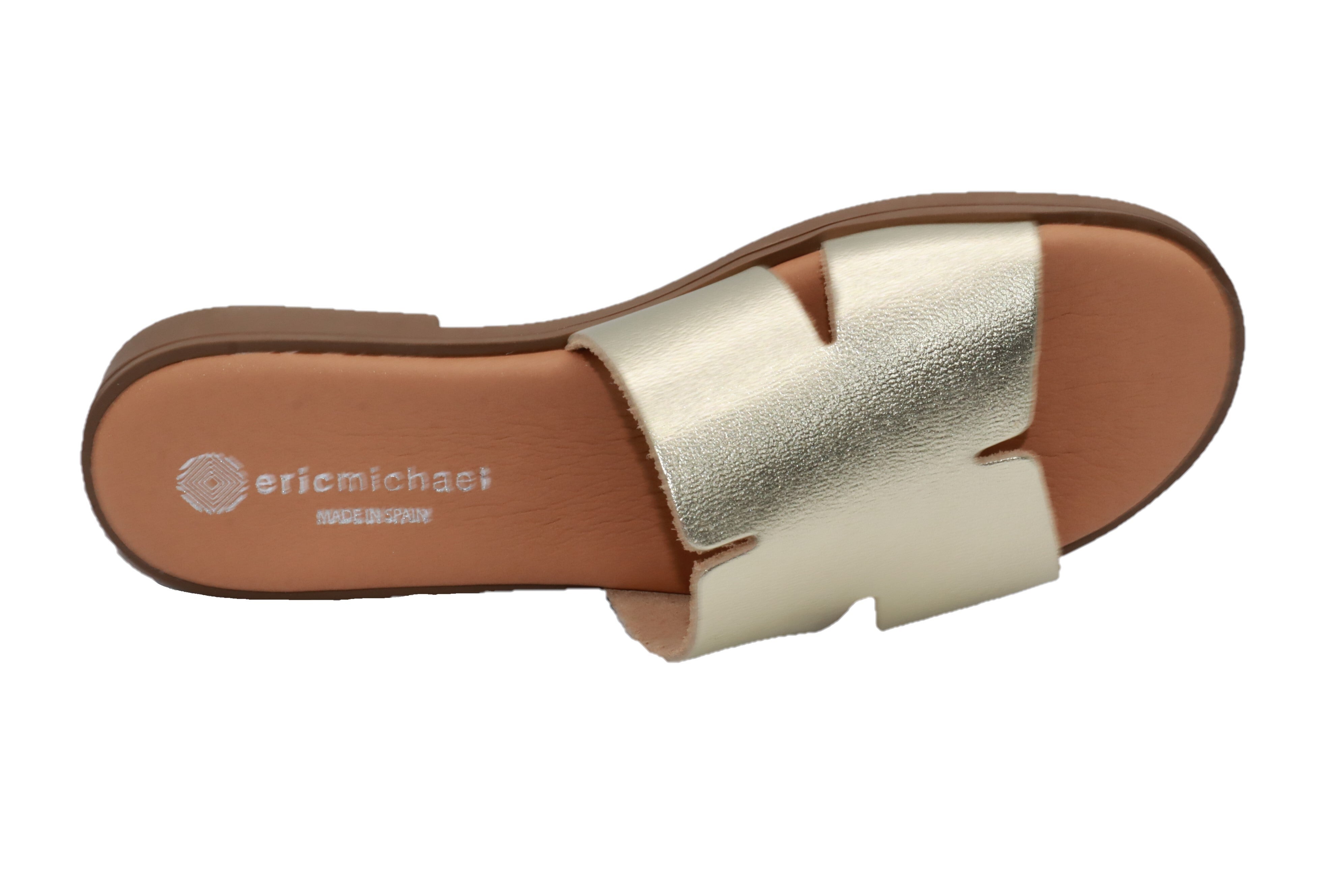 Eric Michael Molly Laser-Cut Slide Sandal