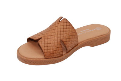 Eric Michael Molly Laser-Cut Slide Sandal