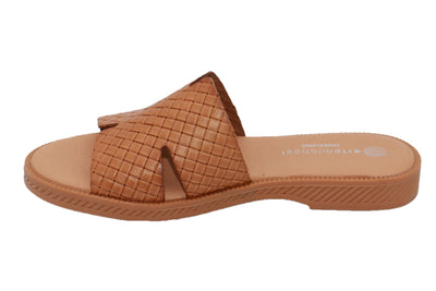 Eric Michael Molly Laser-Cut Slide Sandal