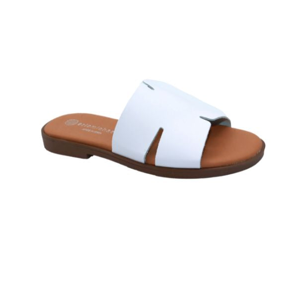 Eric Michael Molly Laser-Cut Slide Sandal