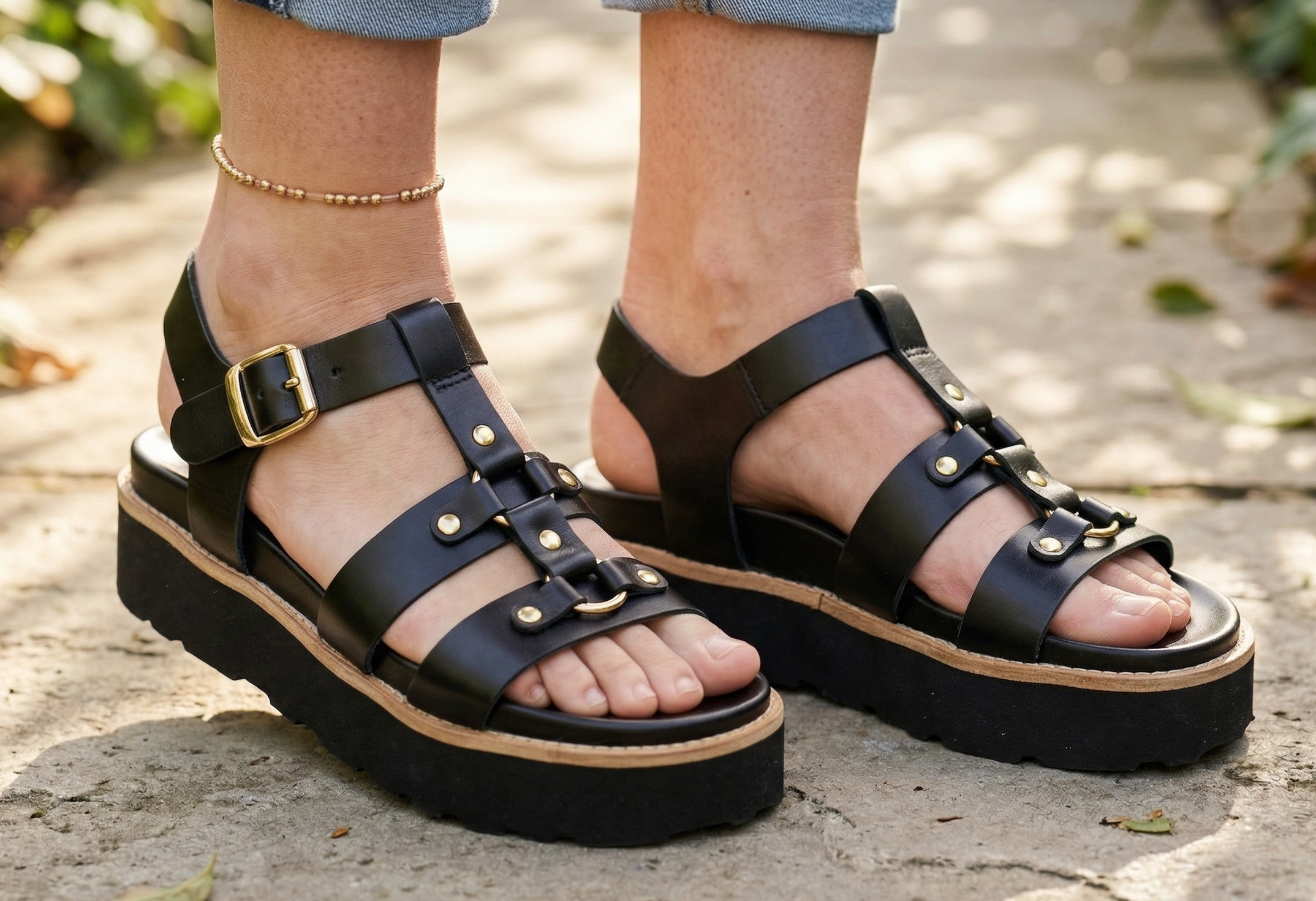Eric Michael Monaco Asymmetric Womens Sandal