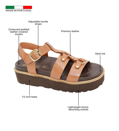 Eric Michael Monaco Asymmetric Womens Sandal