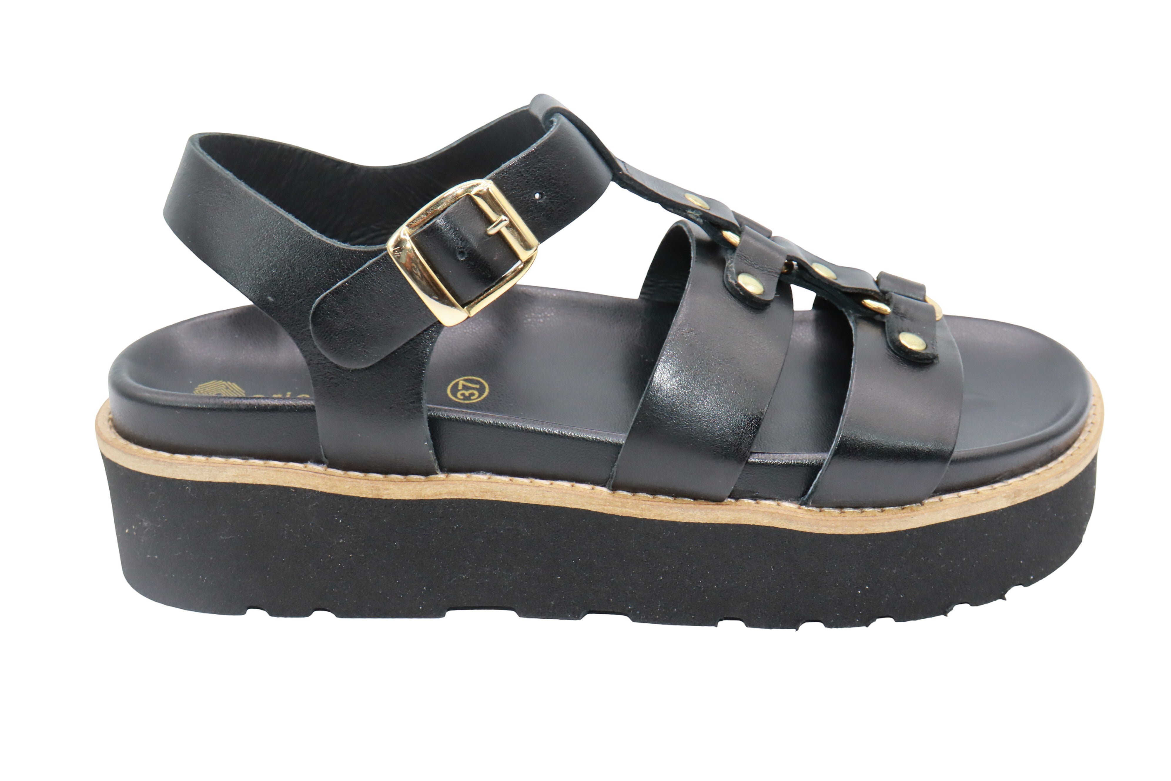 Eric Michael Monaco Asymmetric Womens Sandal
